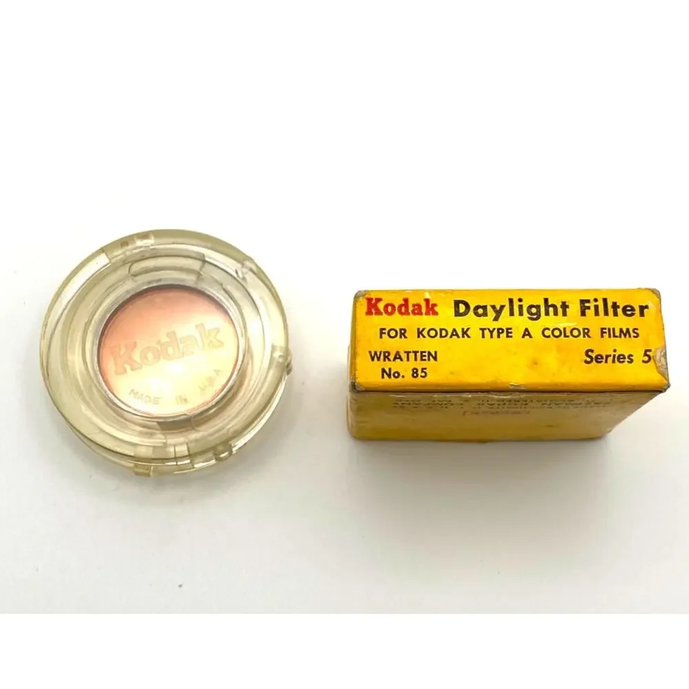 Vintage Kodak Wratten No. 85 Daylight Filter Series 5 for Type A ColorFilm w/Box
